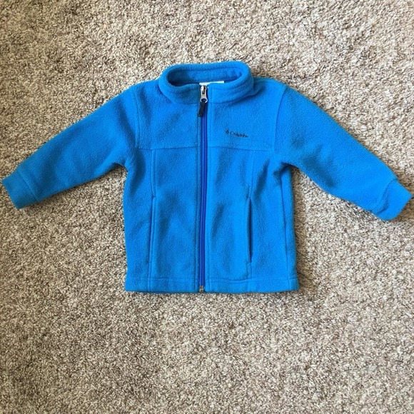 Columbia Other - Columbia Fleece Jacket Toddler Size 12-18 Mo. Bright Blue Full Zip